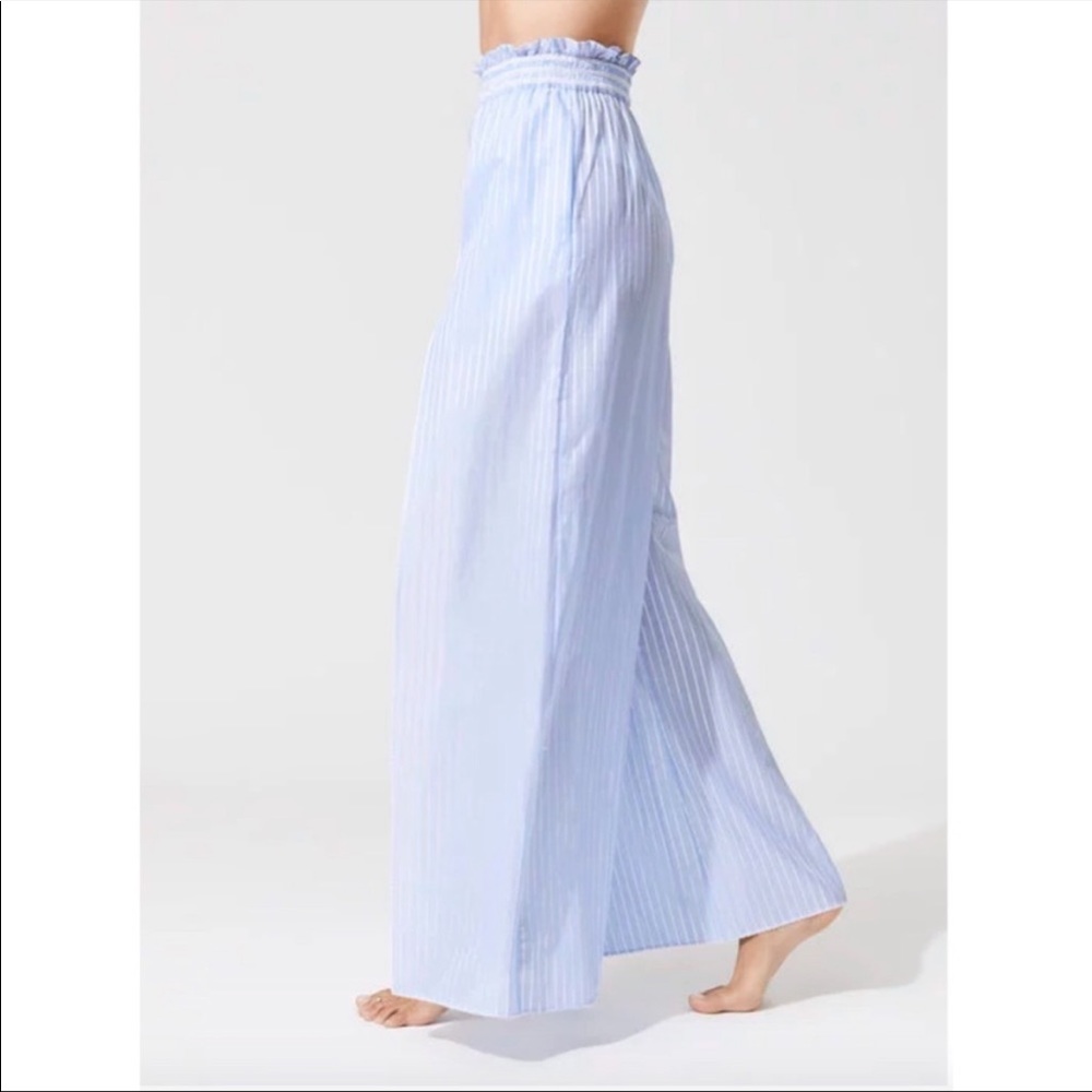 NWT Jonathan Simkhai Striped Pajama Pants  - sz L